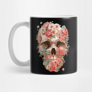 Skull Floral Mug